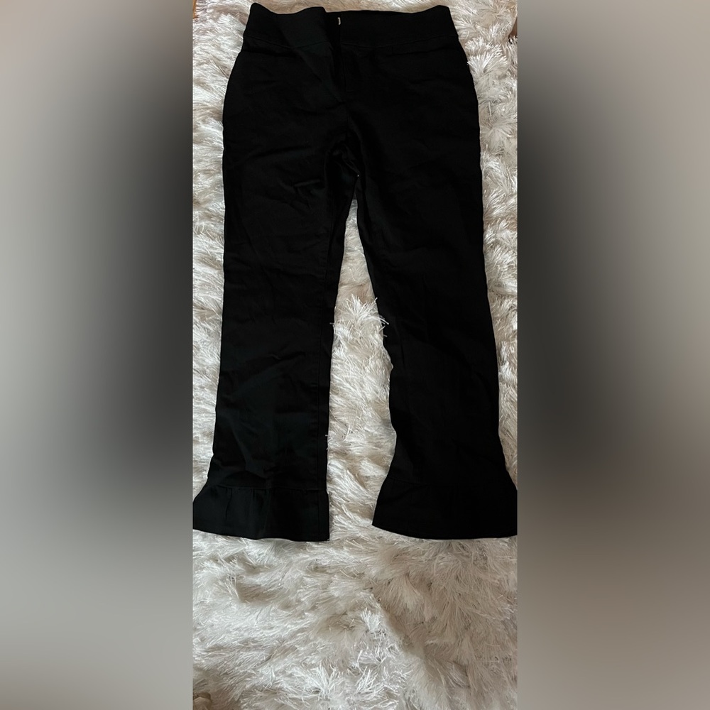 Chic Black Flared Pants
